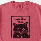 Feral Black Cat Tshirt