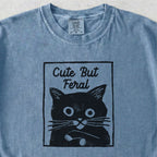 Feral Black Cat Tshirt