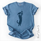 Cat Crow Bird Feeder Tshirt