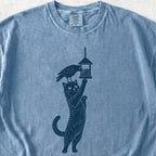 Cat Crow Bird Feeder Tshirt
