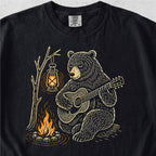 Bear Guitar Campfire Tshirt