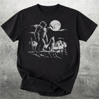 Bigfoot Wolf Howling Tshirt