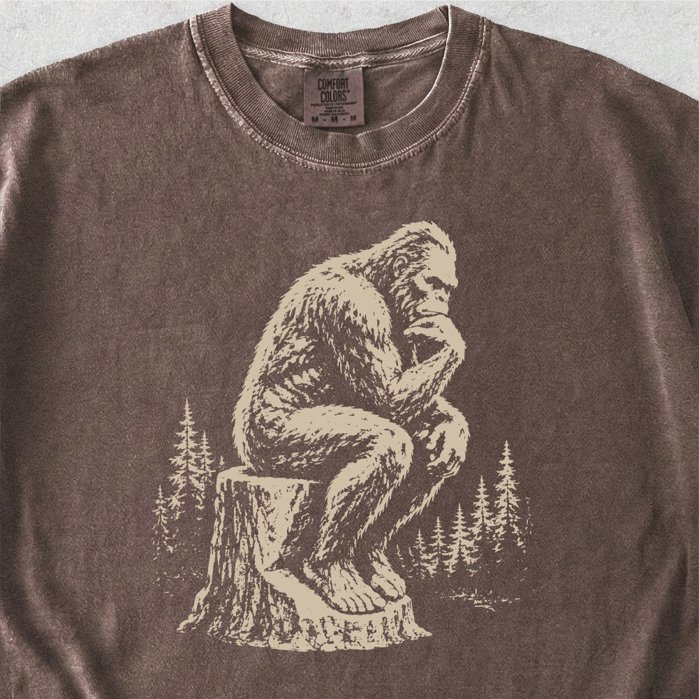 Bigfoot Thinker Tshirt