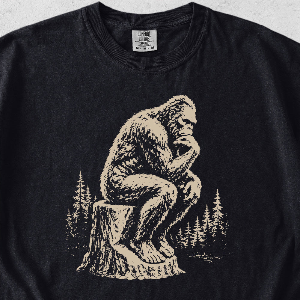 Bigfoot Thinker Tshirt