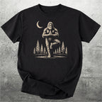 Bigfoot Yoga Tree Pose Tshirt