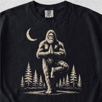 Bigfoot Yoga Tree Pose Tshirt