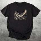 Bigfoot In Canoe Tshirt