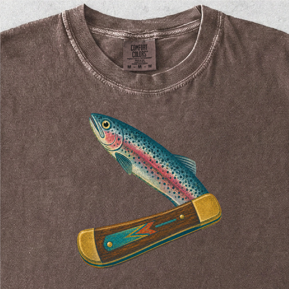 Trout Knife Tshirt