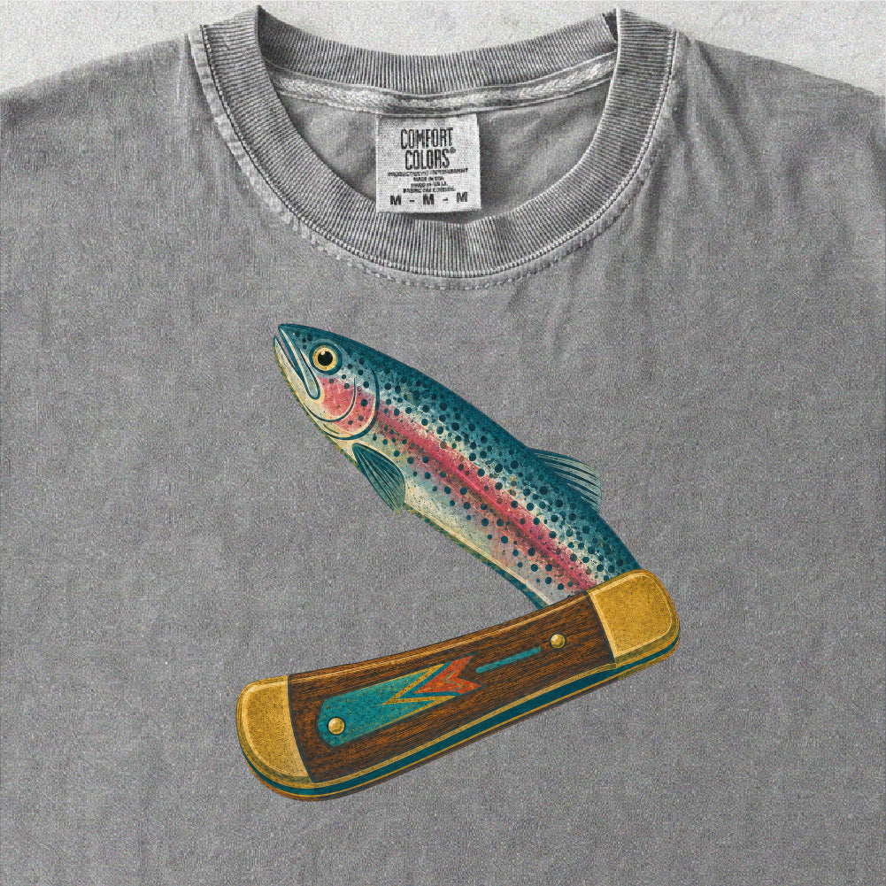 Trout Knife Tshirt