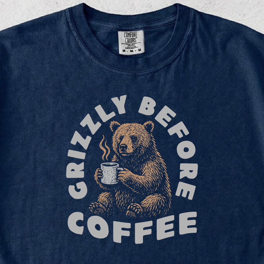 Grizzly Before Coffee Tshirt