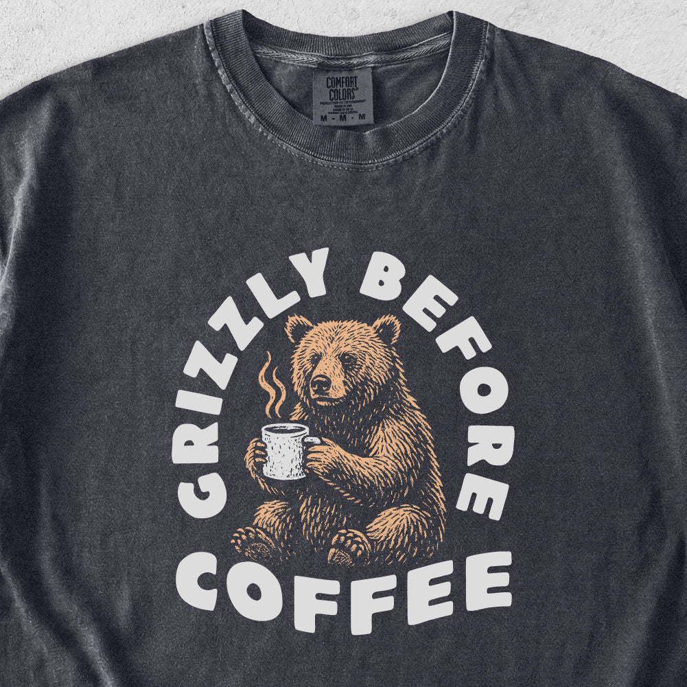 Grizzly Before Coffee Tshirt