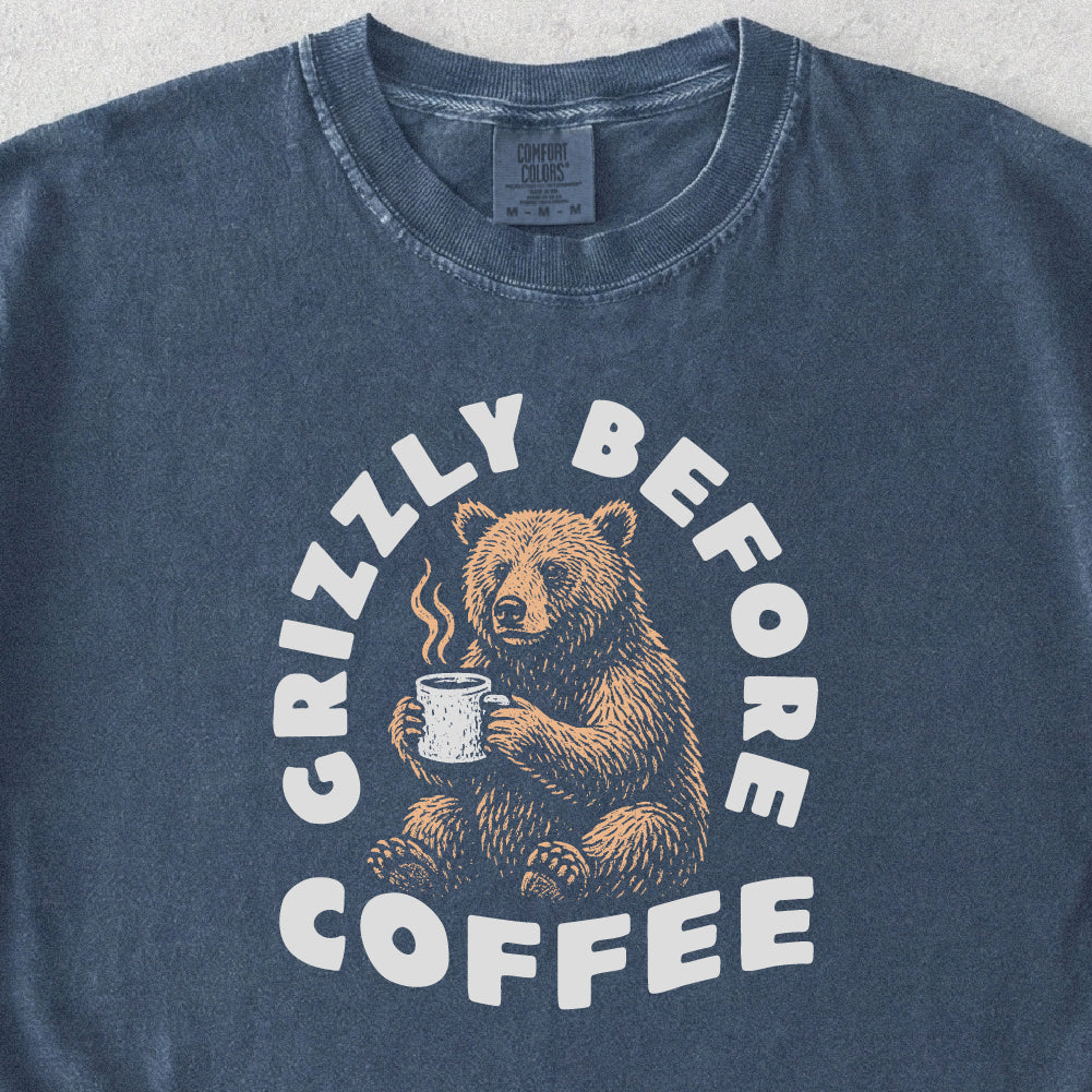 Grizzly Before Coffee Tshirt