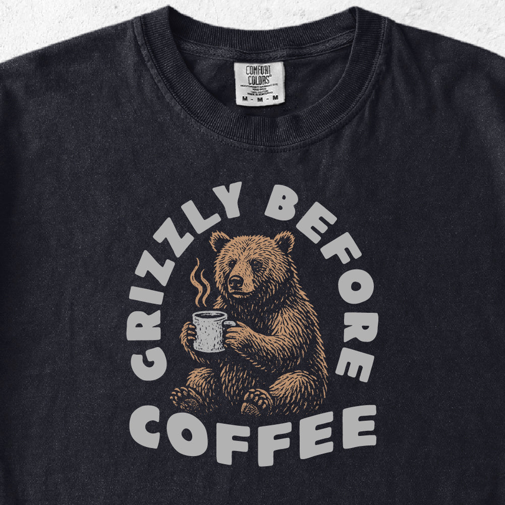 Grizzly Before Coffee Tshirt