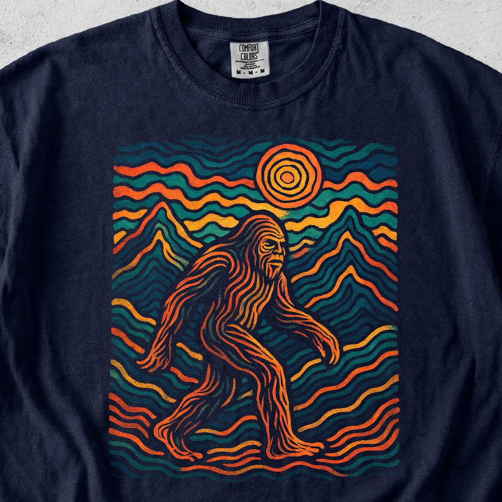 Trippy Bigfoot Tshirt