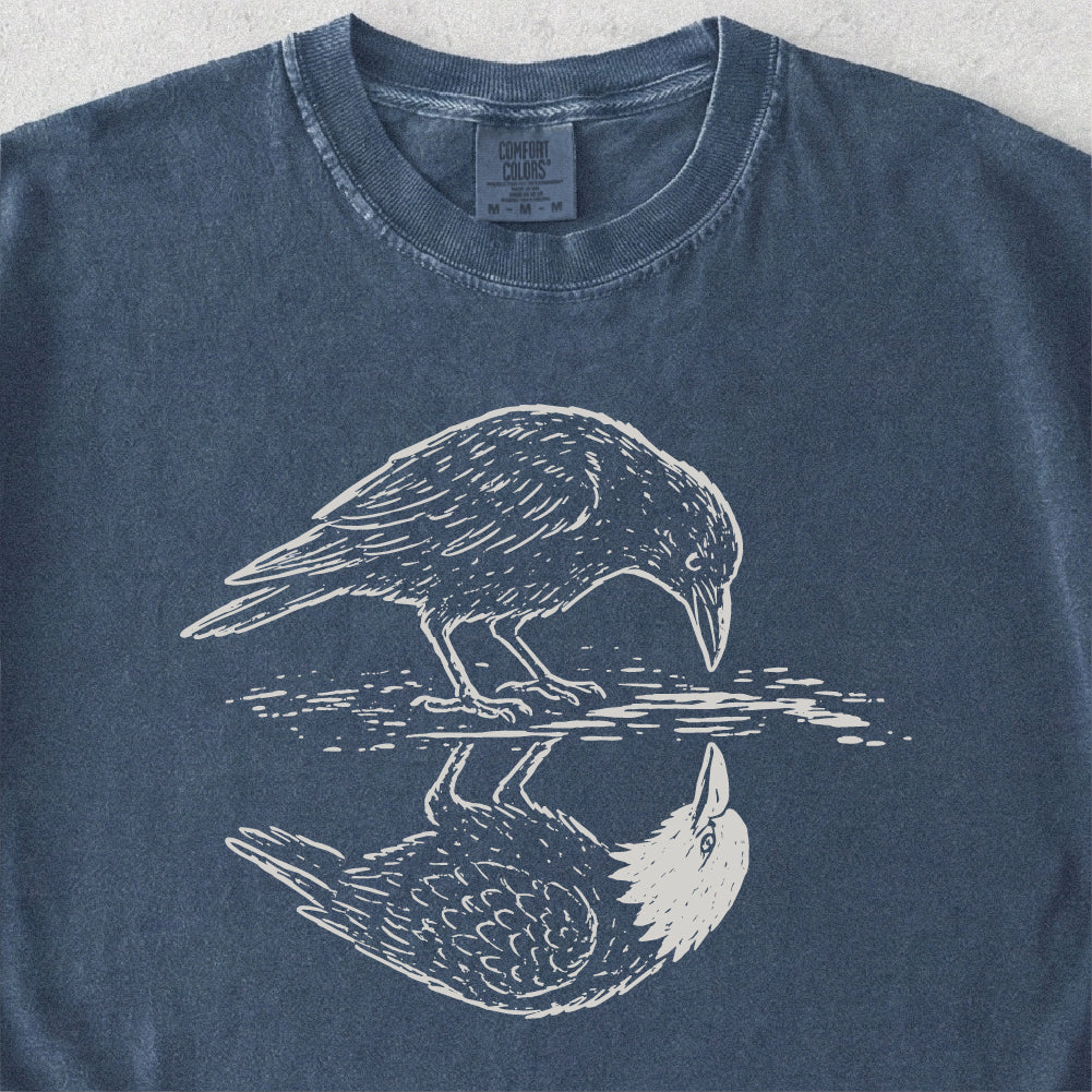 Crow Eagle Reflection Tshirt
