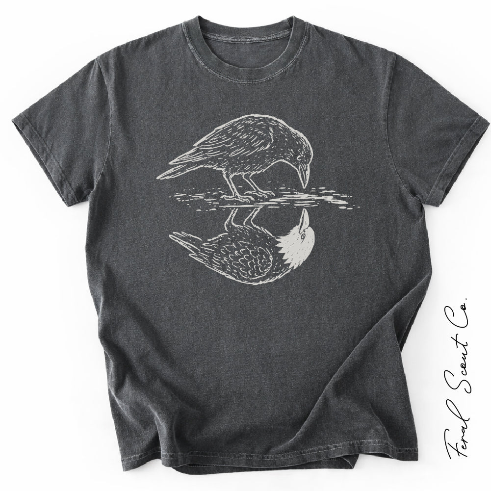 Crow Eagle Reflection Tshirt