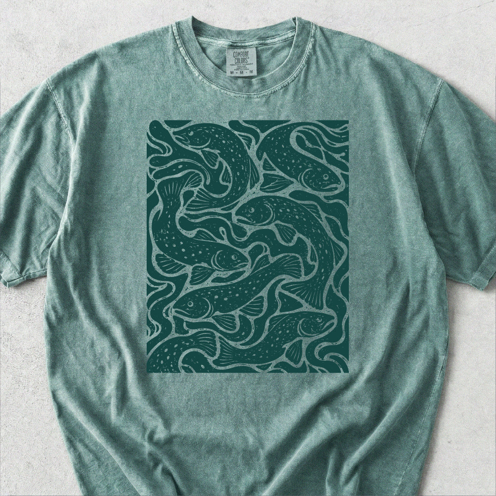 Trout Swimming Tshirt