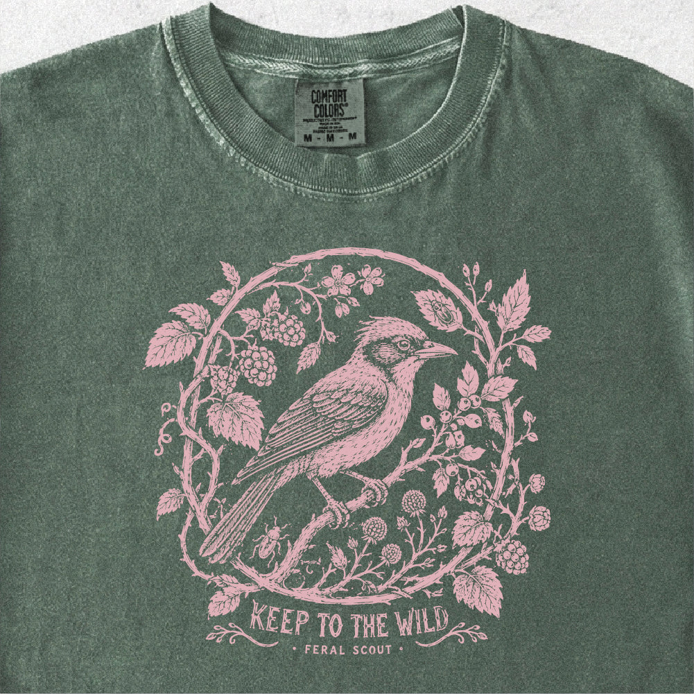 Keep To The Wild Bird Tshirt