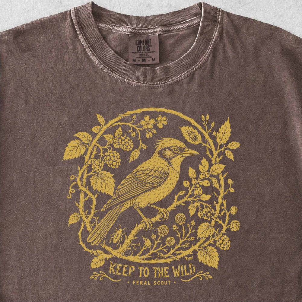 Keep To The Wild Bird Tshirt
