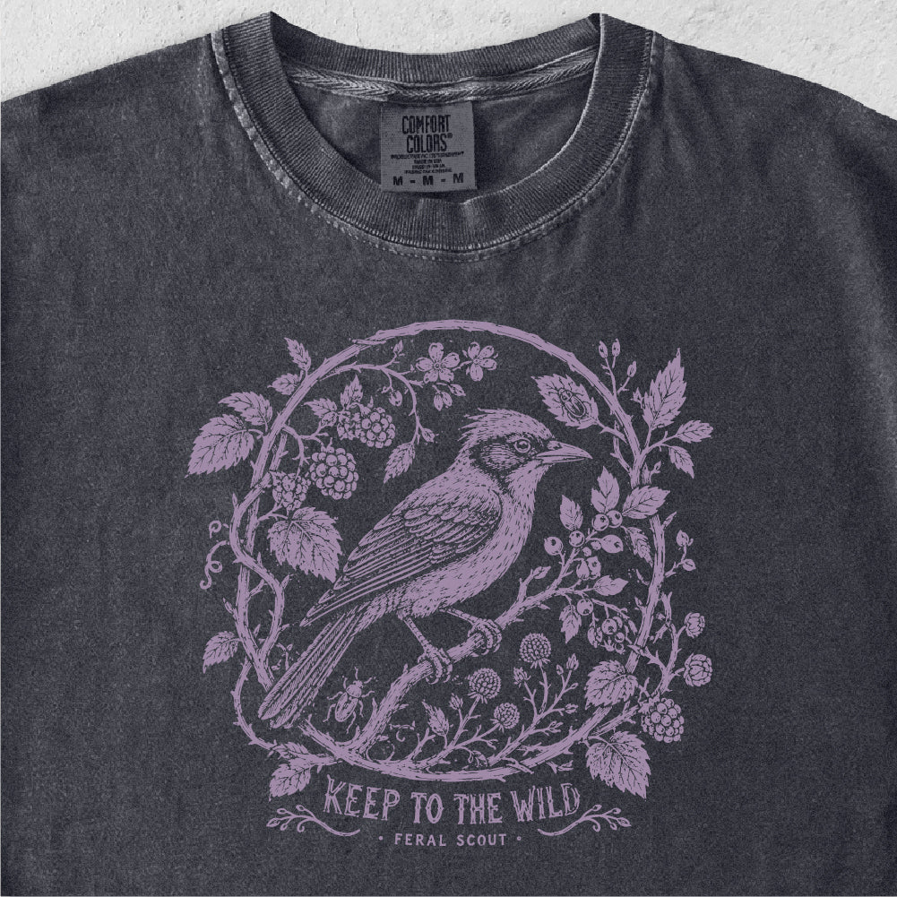 Keep To The Wild Bird Tshirt