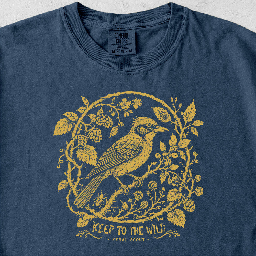 Keep To The Wild Bird Tshirt