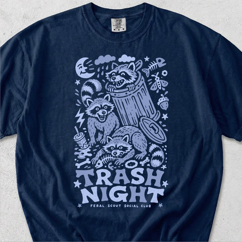 Trash Night Raccoon Tshirt