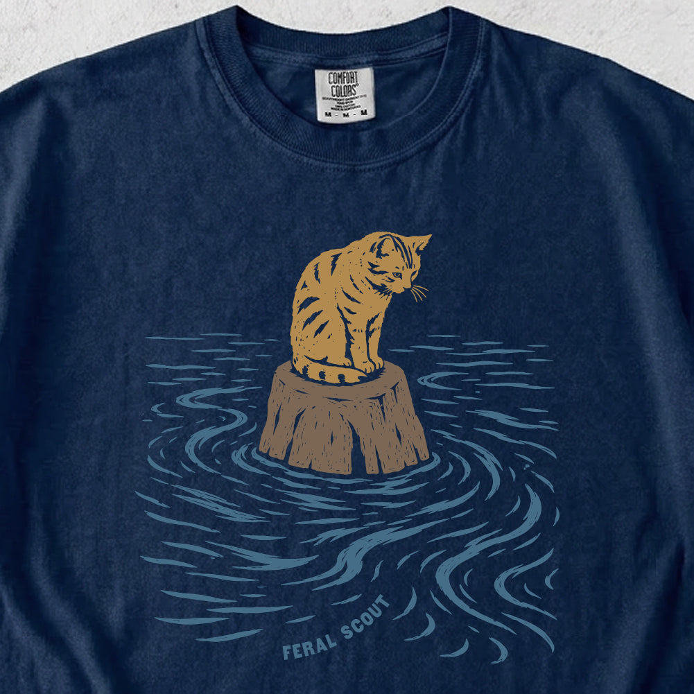 Stuck Cat Tshirt