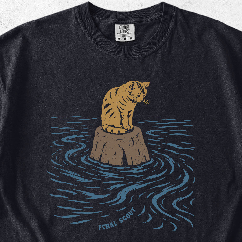 Stuck Cat Tshirt