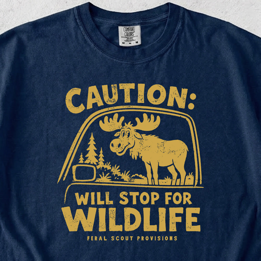 Will Stop for Wildlife Tshirt