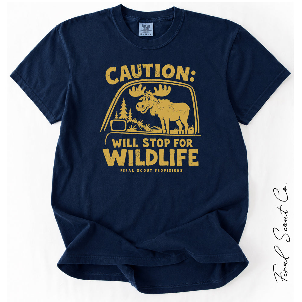 Will Stop for Wildlife Tshirt