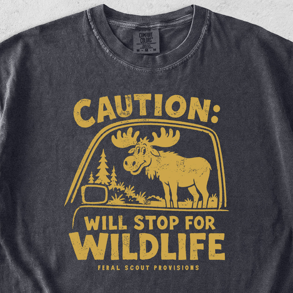 Will Stop for Wildlife Tshirt