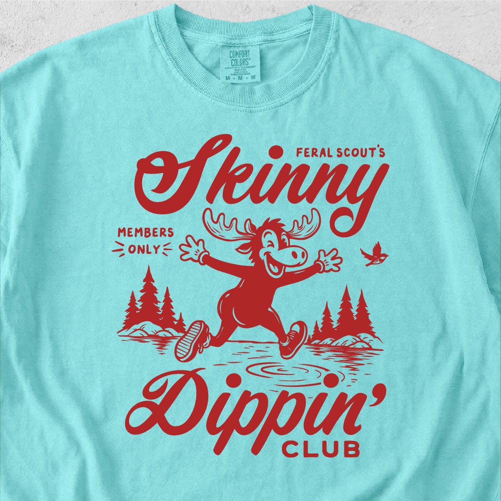 Skinny Dipping Moose Tshirt