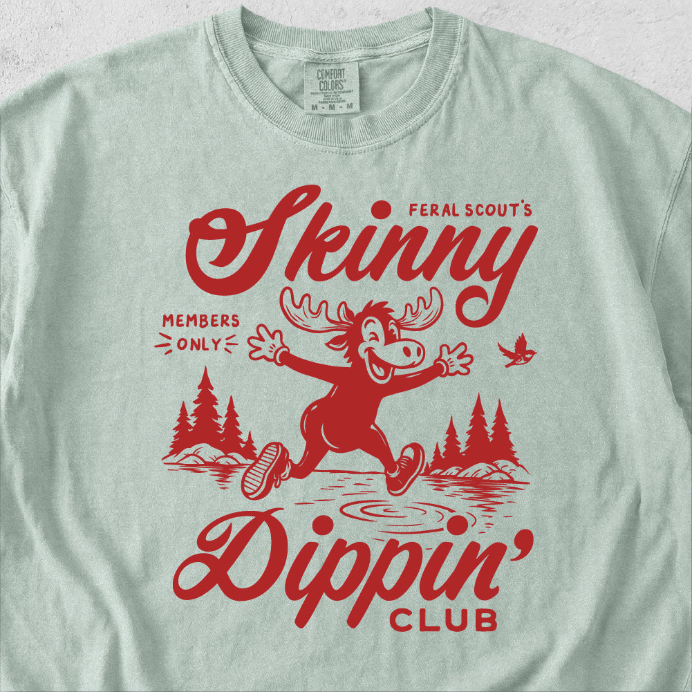 Skinny Dipping Moose Tshirt