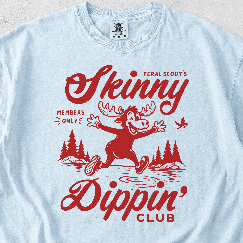 Skinny Dipping Moose Tshirt
