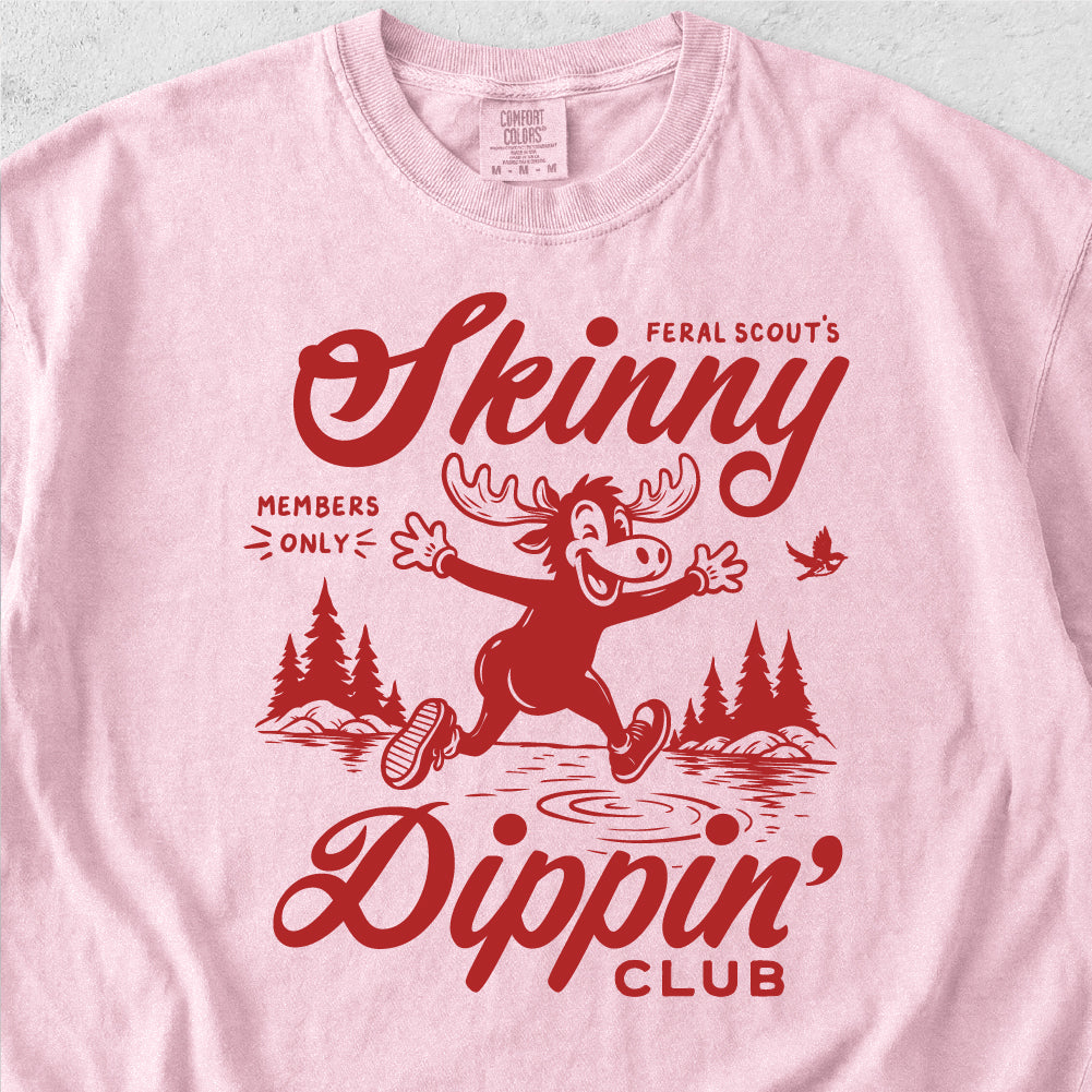 Skinny Dipping Moose Tshirt
