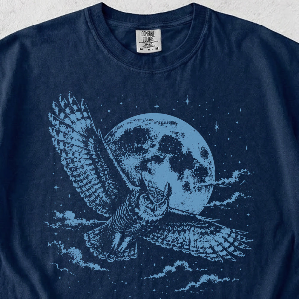 Owl Moon Light Tshirt