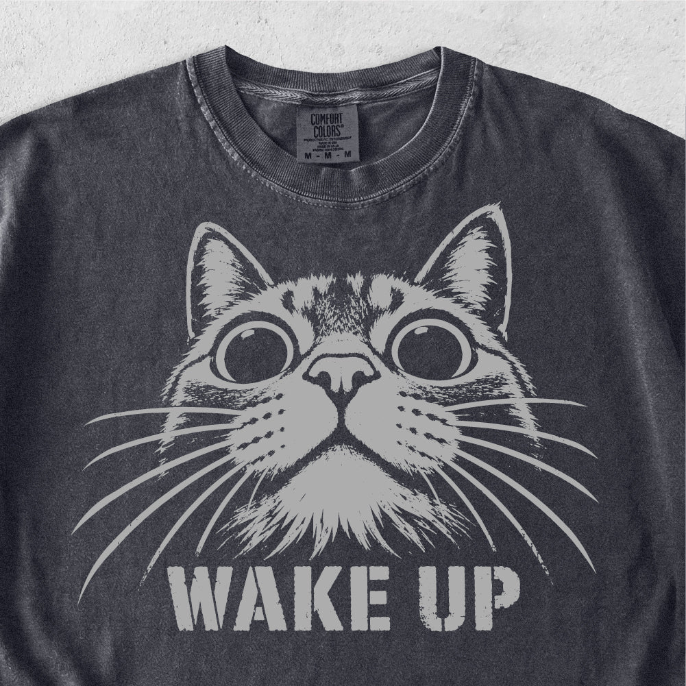 Wake Up Cat Tshirt