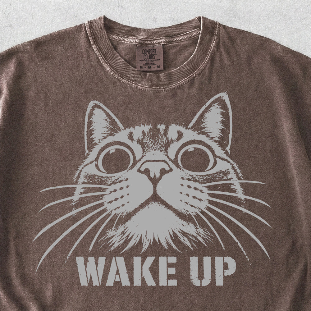 Wake Up Cat Tshirt