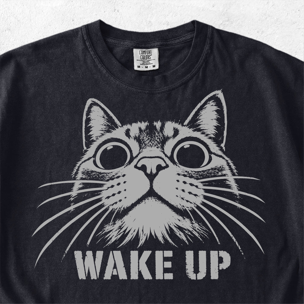 Wake Up Cat Tshirt