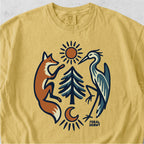 Fox and Heron Tshirt
