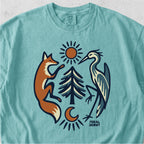 Fox and Heron Tshirt