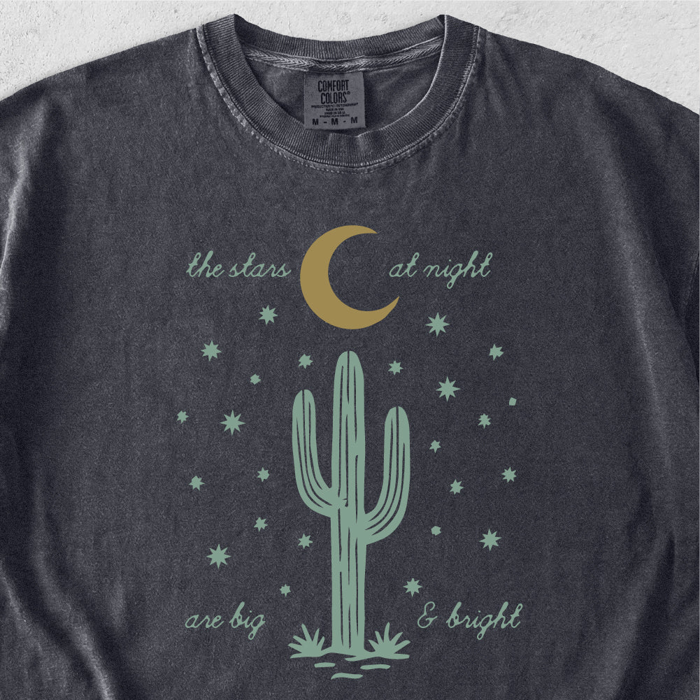 Stars at Night Cactus Tshirt