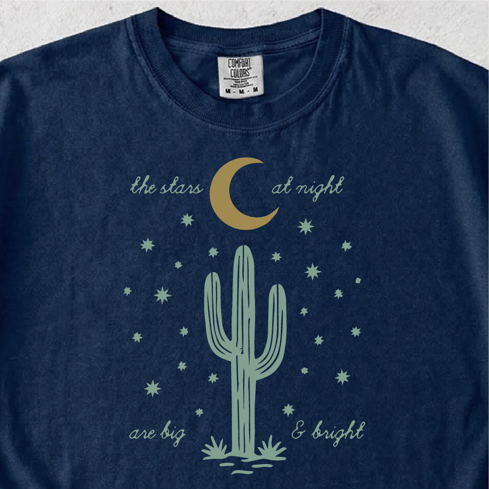 Stars at Night Cactus Tshirt