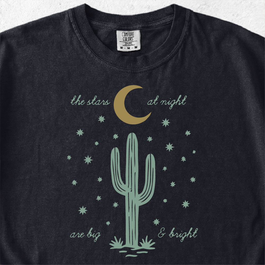 Stars at Night Cactus Tshirt