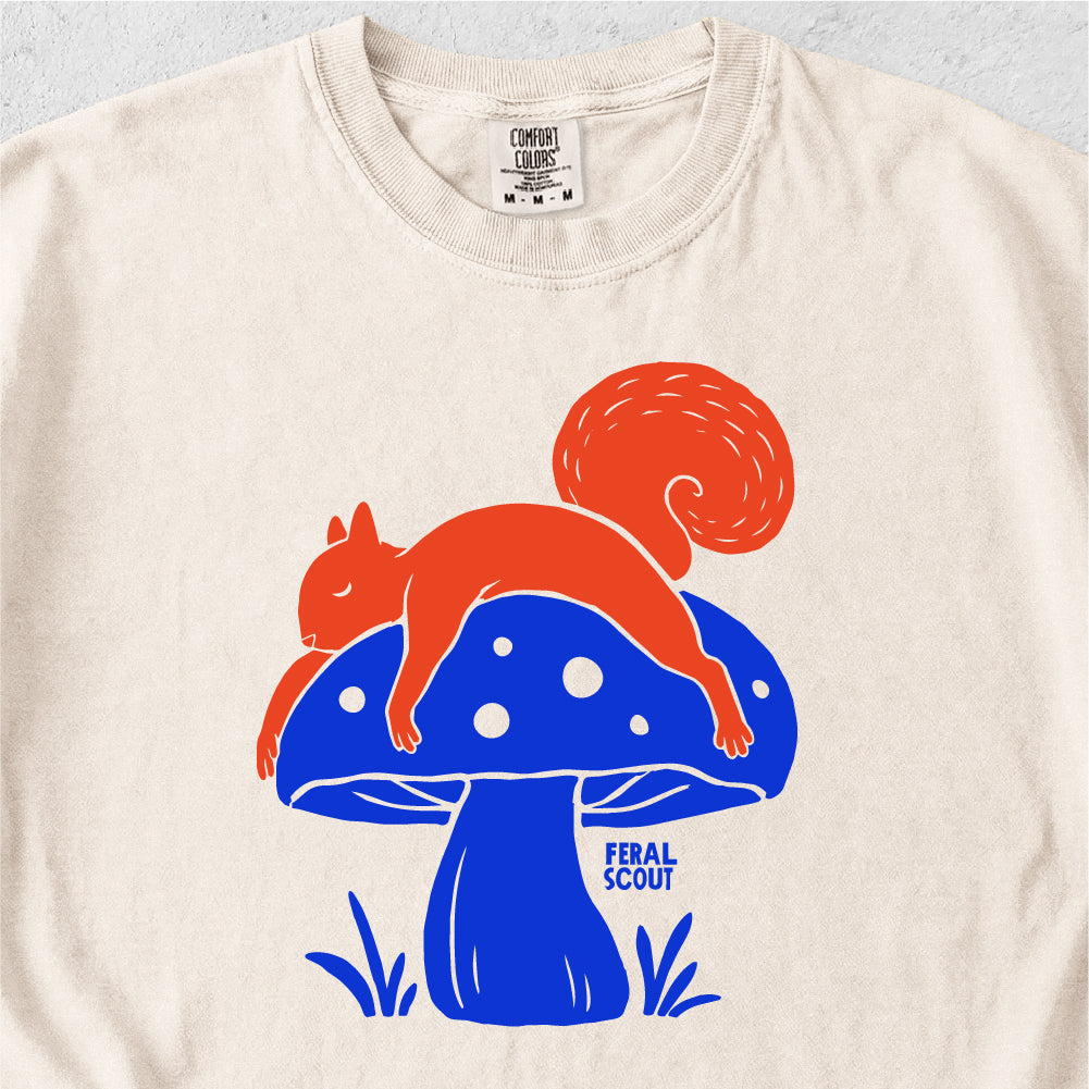 Squirrel Mushroom Tshirt