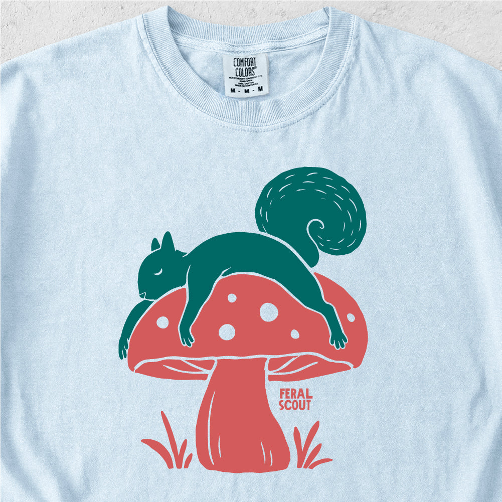 Squirrel Mushroom Tshirt