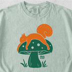 Squirrel Mushroom Tshirt