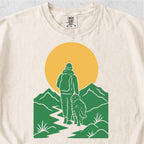 Hiker and Dog Tshirt