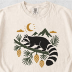 Raccoon On Branch Tshirt