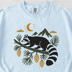 Raccoon On Branch Tshirt